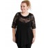 A20-247D Alfa blouse - Black