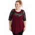 A20-247D Alfa blouse - Bordeaux