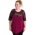 A20-247D Alfa blouse - Fuchsia