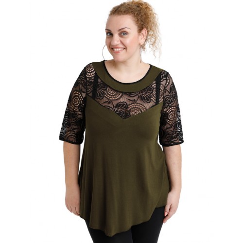 A20-247D Alfa blouse - Khaki