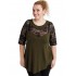 A20-247D Alfa blouse - Khaki