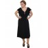 A20-255F Long dress - Black