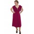 A20-255F Long dress - Fuchsia