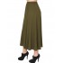 A20-260 Fitted closh skirt - Khaki Dark