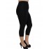A20-263B Capri leggings - Black
