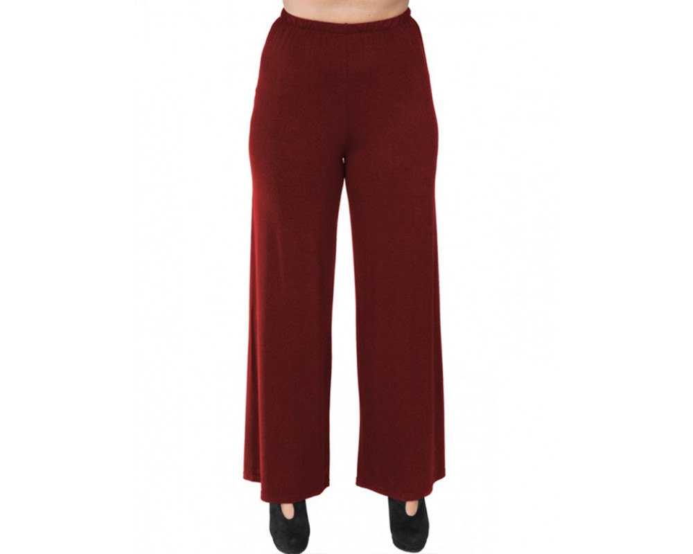 A20-267 Fitted culuotte - Bordeaux Plus Size