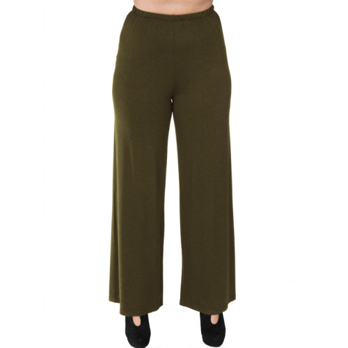 A20-267 Fitted culuotte - Khaki Dark