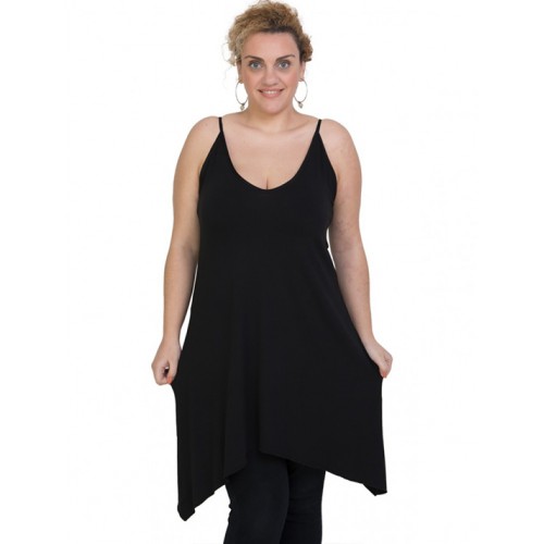 A20-282B Evaze blousedress - Black A20-282B Evaze blousedress - Black