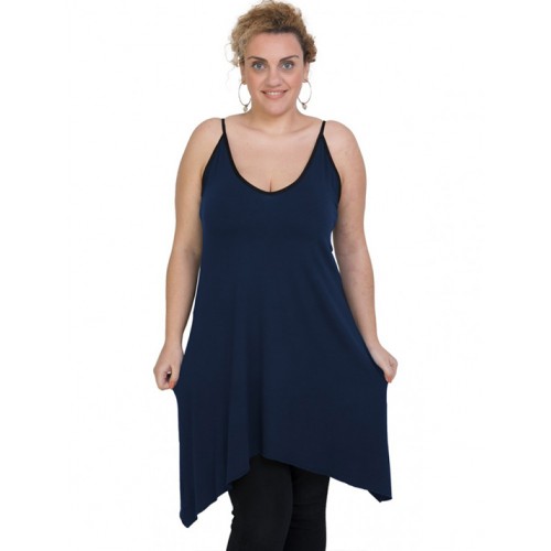 A20-282B Evaze blousedress - Navy Blue A20-282B Evaze blousedress - Navy Blue