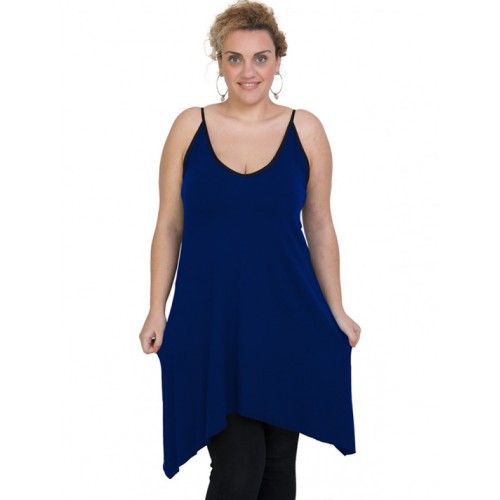 A20-282B Evaze blousedress - Royal Blue A20-282B Evaze blousedress - Royal Blue