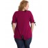 A20-287 Classic blouse - Fuchsia