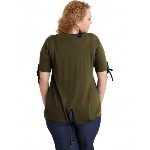 A20-287 Classic blouse - Khaki