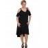A20-293F Long dress - Black