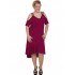 A20-293F Long dress - Fuchsia