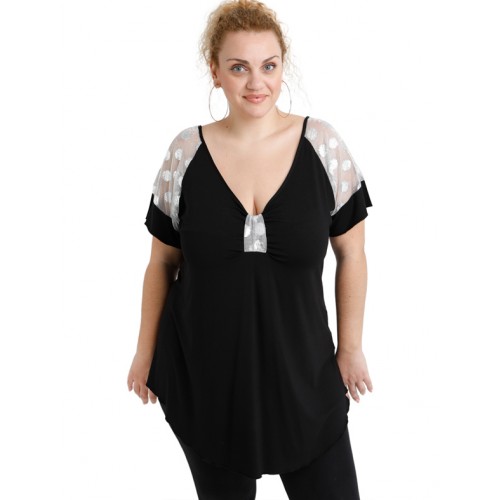A20-4179 Classic blouse - Black