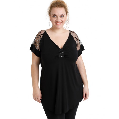 A20-4279 Classic blouse - Black