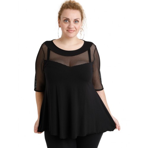 A20-5547 Classic blouse - Black