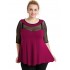 A20-5547 Classic blouse - Fuchsia