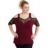 A20-5548 Raglan blouse - Bordeaux