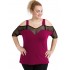 A20-5548 Raglan blouse - Fuchsia