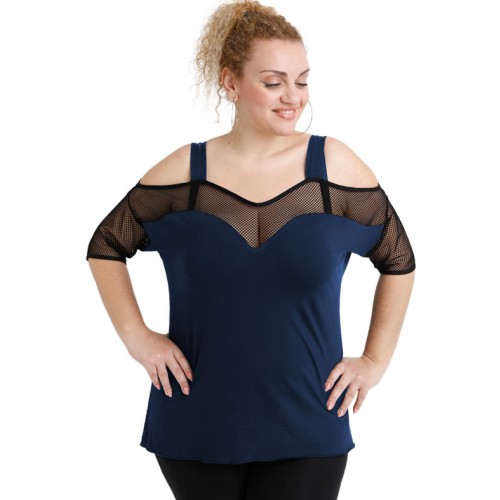 A20-5548 Raglan blouse - Navy Blue A20-5548 Raglan blouse - Navy Blue
