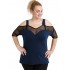 A20-5548 Raglan blouse - Navy Blue