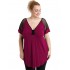 A20-5579 Classic blouse - Fuchsia