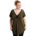 A20-5579 Classic blouse - Khaki