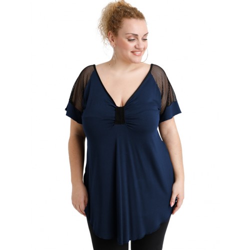 A20-5579 Classic blouse - Navy Blue A20-5579 Classic blouse - Navy Blue