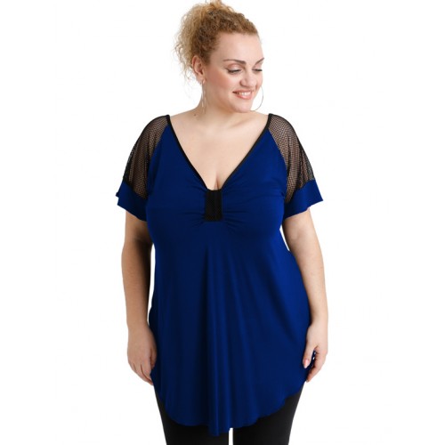 A20-5579 Classic blouse - Royal Blue A20-5579 Classic blouse - Royal Blue
