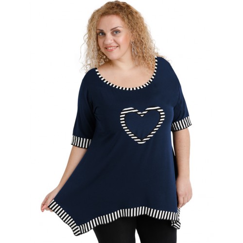 A20-559 Alpha blouse - Navy Blue
