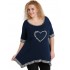 A20-559 Alpha blouse - Navy Blue