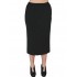 A20-755 Fitted skirt - Black