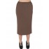 A20-755 Fitted skirt - Brown