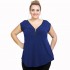 A21-127AF Alpha Blouse - Royal Blue