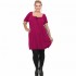 A21-245M Evaze Blouzedress - Fuchsia