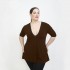 A22-108LV Evaze blouse - Brown