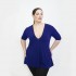 A22-108LV Evaze blouse - Royal Blue