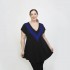 A22-109V Evaze blouse - Royal Blue
