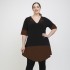 A22-120 Evaze Blousedress - Brown
