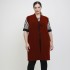 A22-142KZ Long Cardigan / Camisole - Bordeaux
