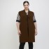 A22-142KZ Long Cardigan / Camisole - Brown