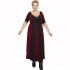 A22-296 Long dress - Bordeaux