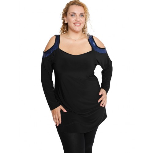 B19-180 Classic blouse - Royal Blue