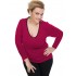 B19-208U Classic blouse - Fuchsia
