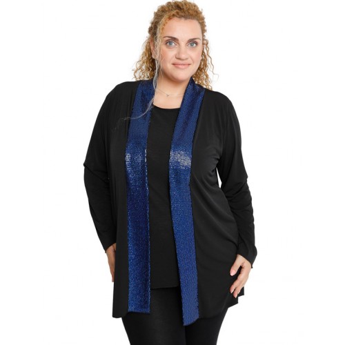 B19-2240 Classic formal cardigan - Royal Blue