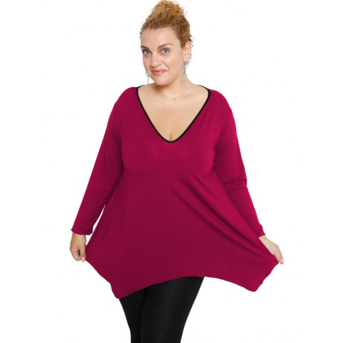 B19-228V Alpha blouse - Fuchsia