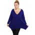 B19-228V Alpha blouse - Royal Blue