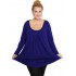 B19-244 Evaze blouse - Royal Blue
