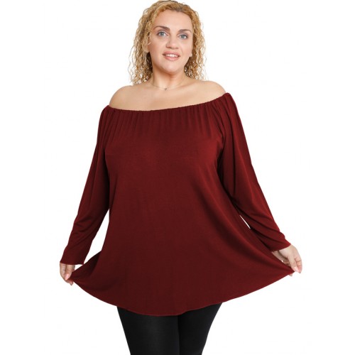 B19-245 Alpha blouse - Bordeaux